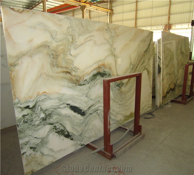 Painting Marble / China Green Marble Slabs & Tiles, Marble Floor Covering Tiles,Marble Skirting, Marble Wall Covering Tile
